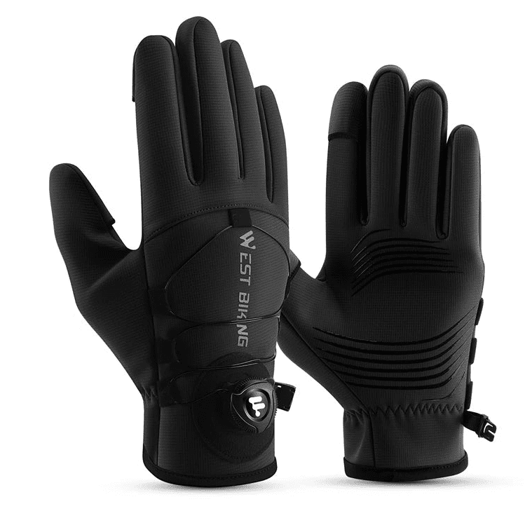 WEST BIKING Men's Waterproof Winter Thermal Cycling Gloves - The Wright Bikes